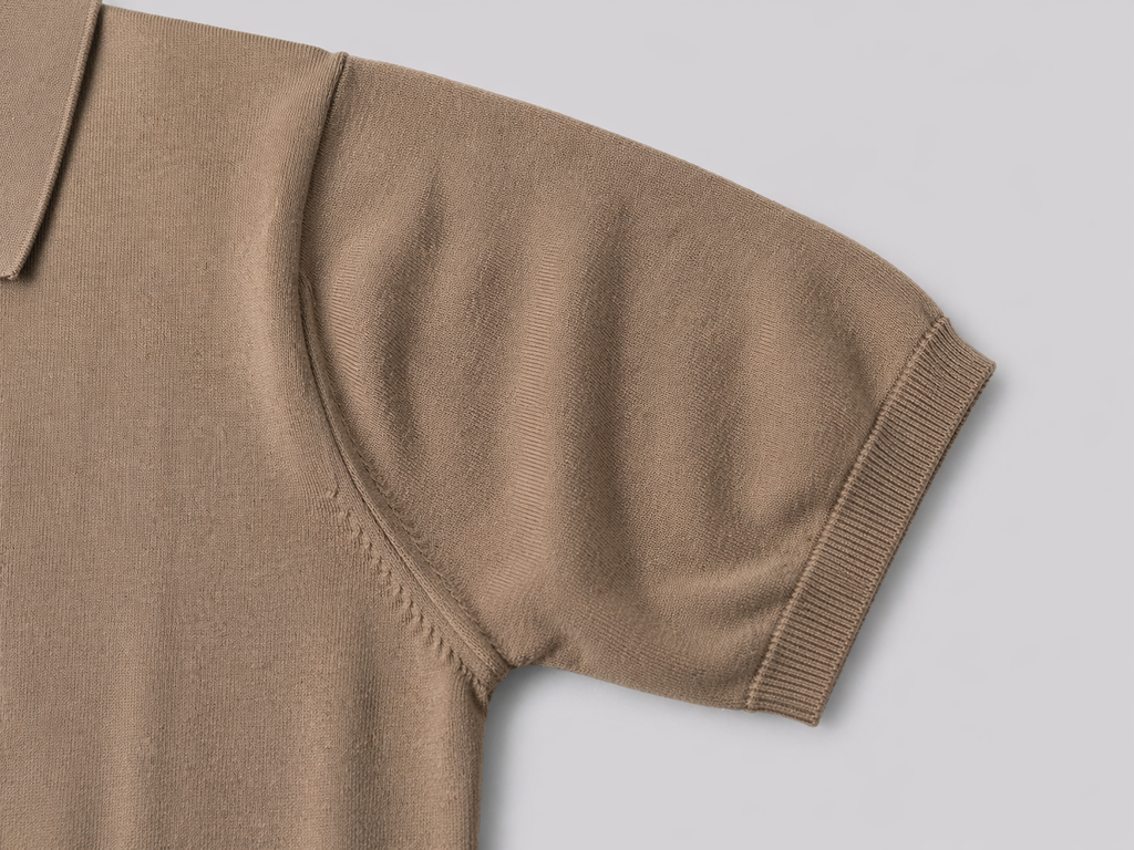 NUE Trikot Half-Zip Polo - Beige