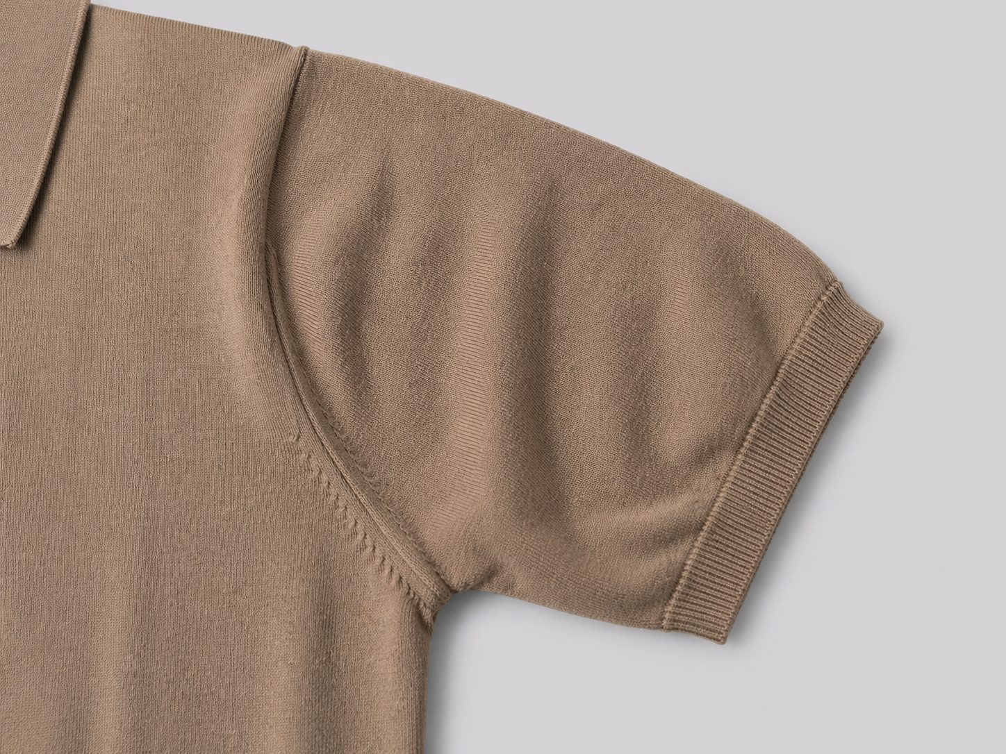 NUE Trikot Half-Zip Polo - Beige