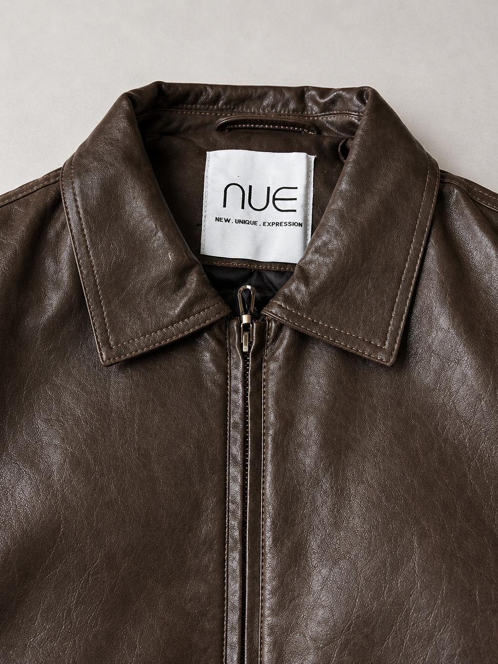Classic  Leather Jacket Brown