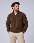 Velvet Sweatshirt Dark Brown