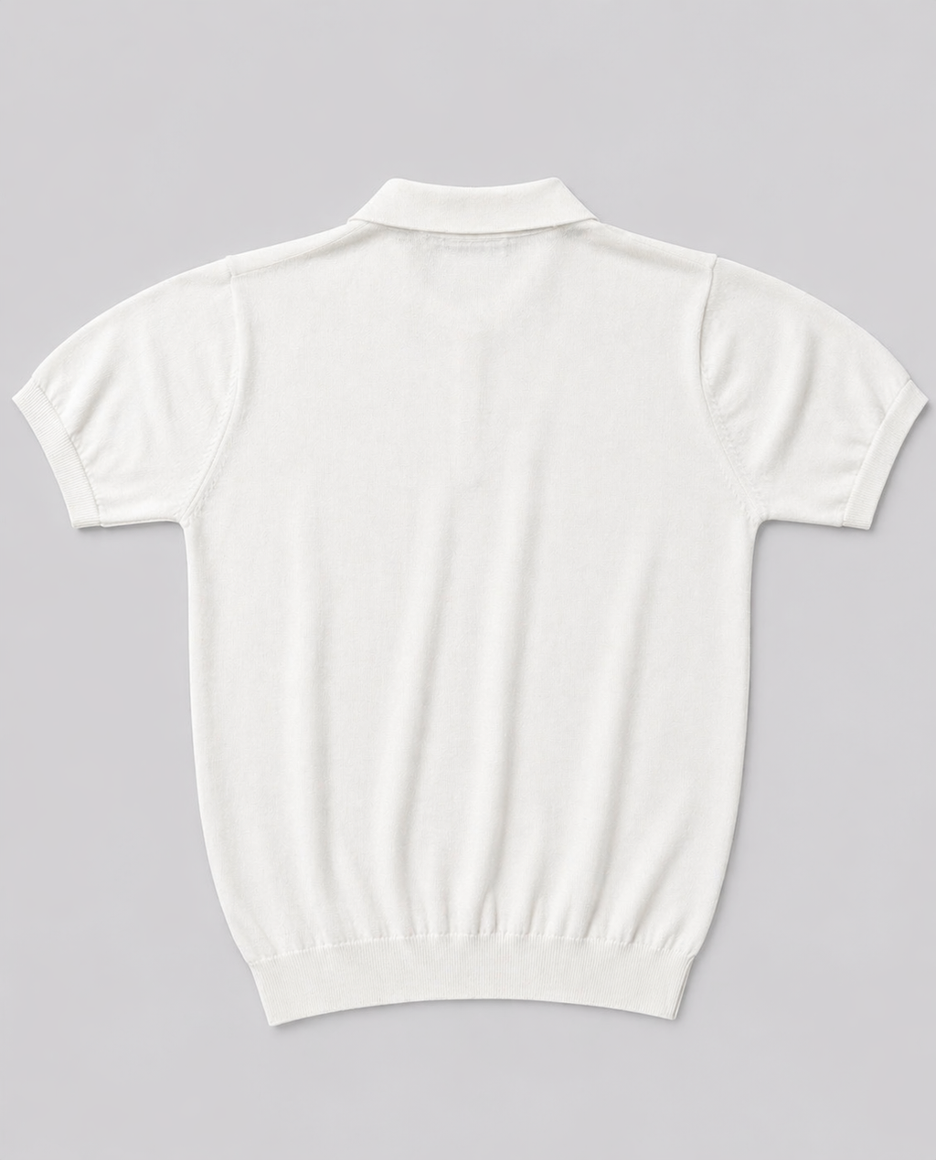 NUE Trikot Half-Zip Polo - White