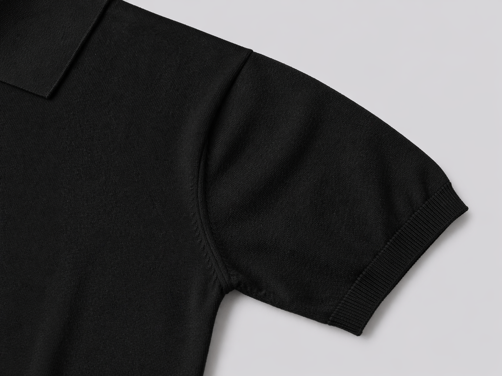 NUE Trikot Half-Zip Polo - Black