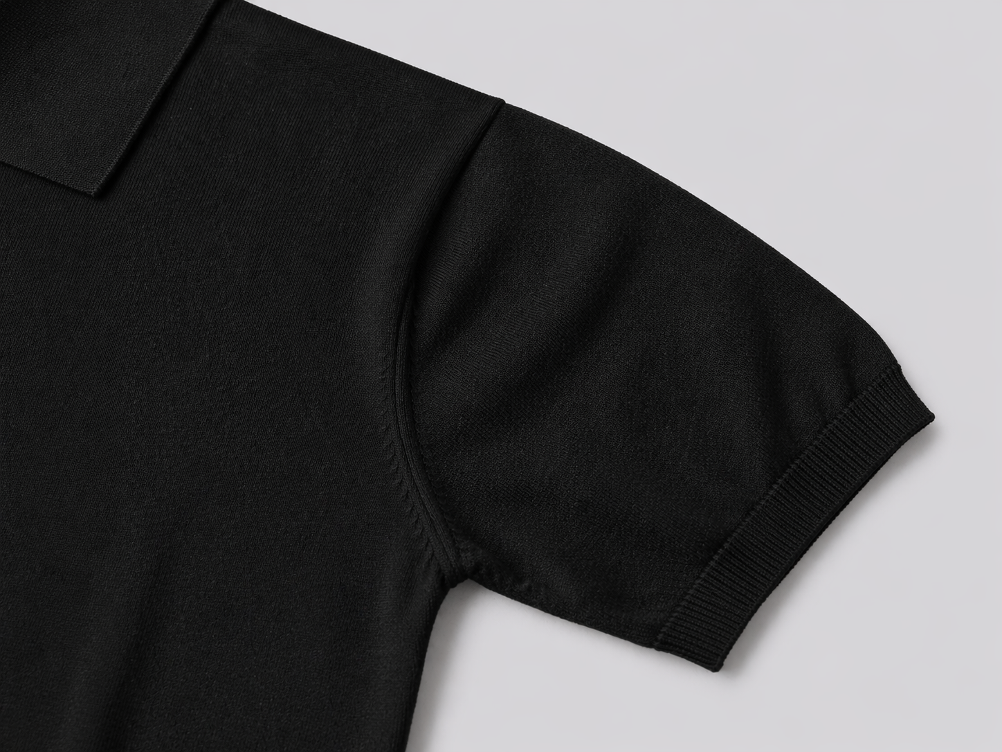 NUE Trikot Half-Zip Polo - Black