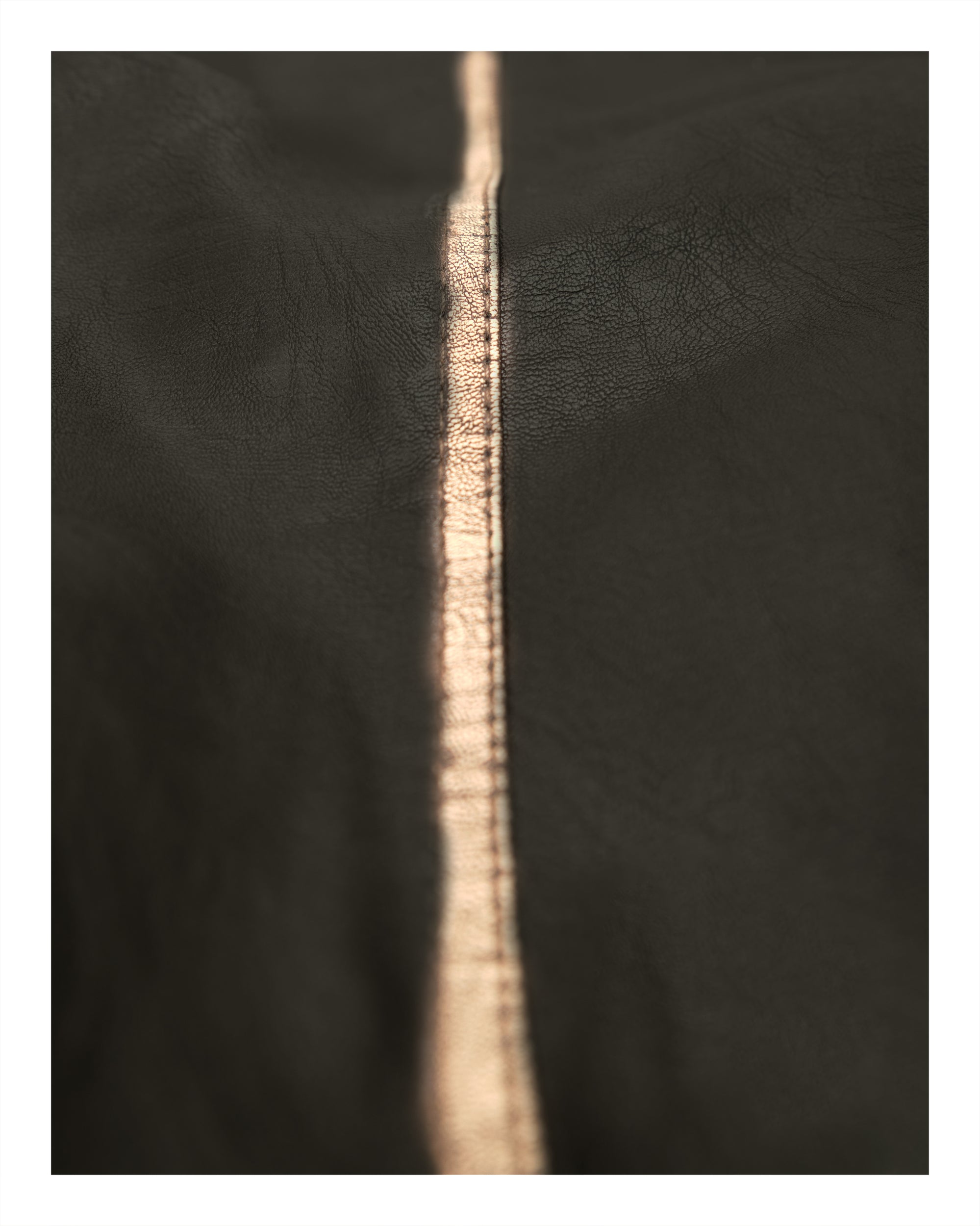 Faux Leather Jacket Dark Brown