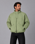 Boxy Fit Waterproof Jacket Green