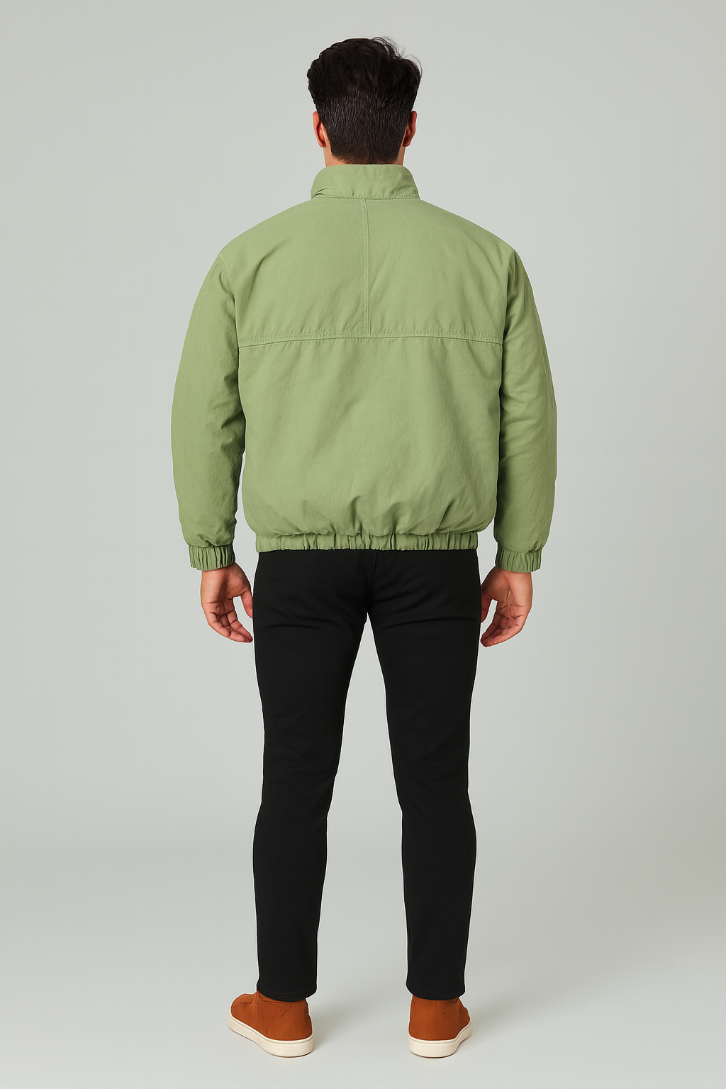 Boxy Fit Waterproof Jacket Green
