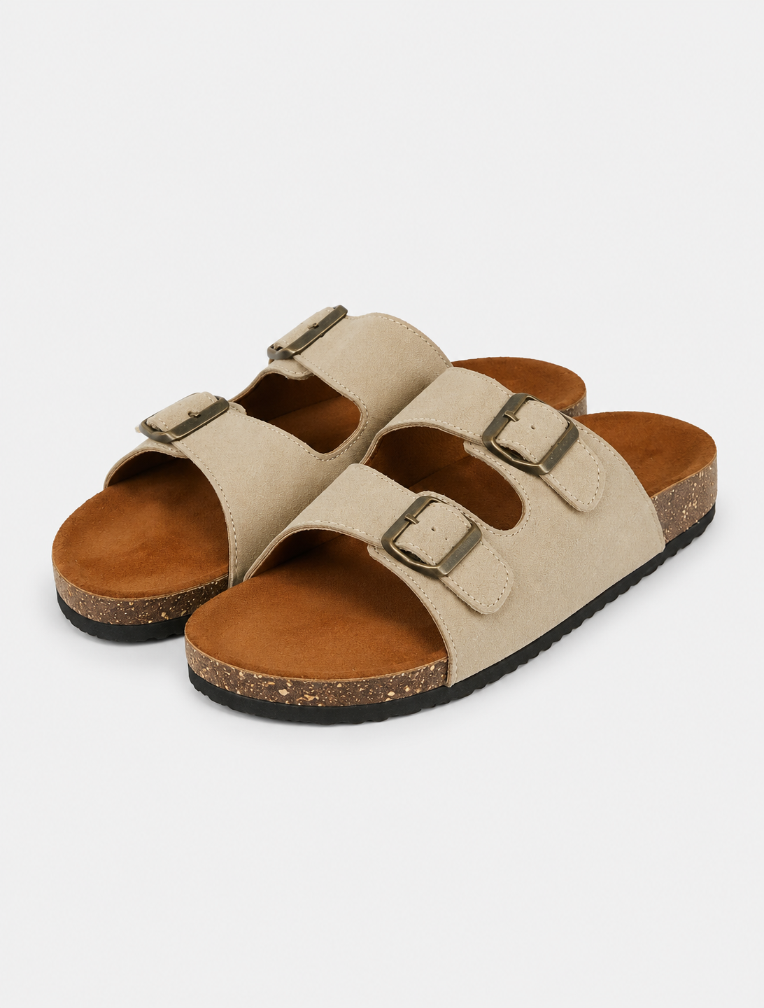 NUE Buckle Sandal Beige