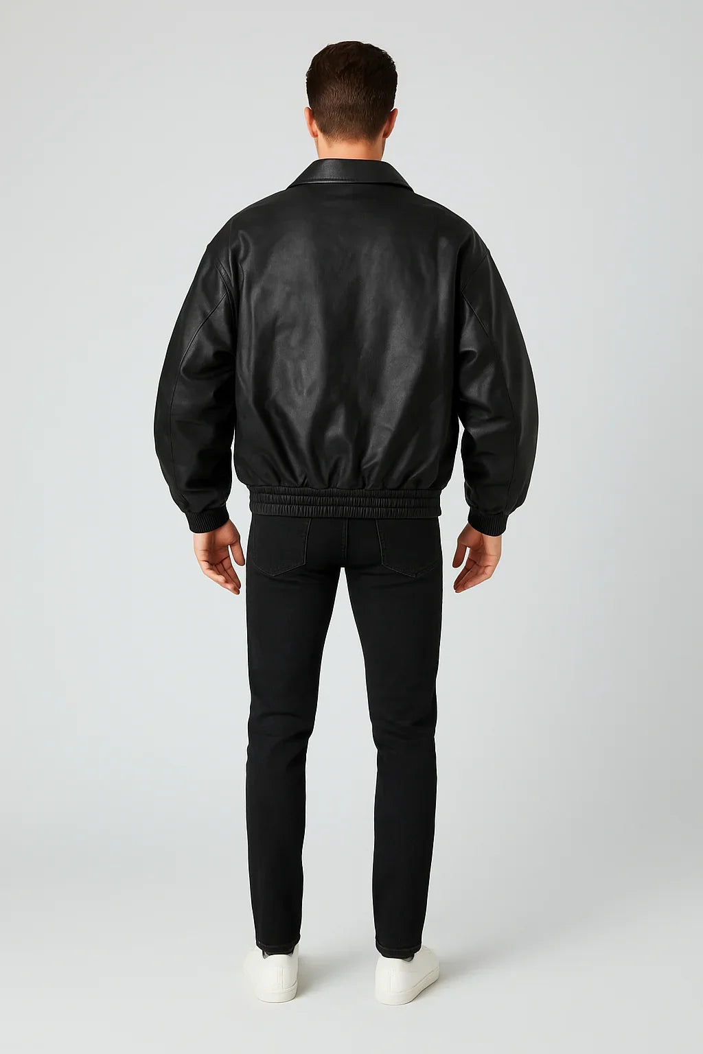 Classic  Leather Jacket Black