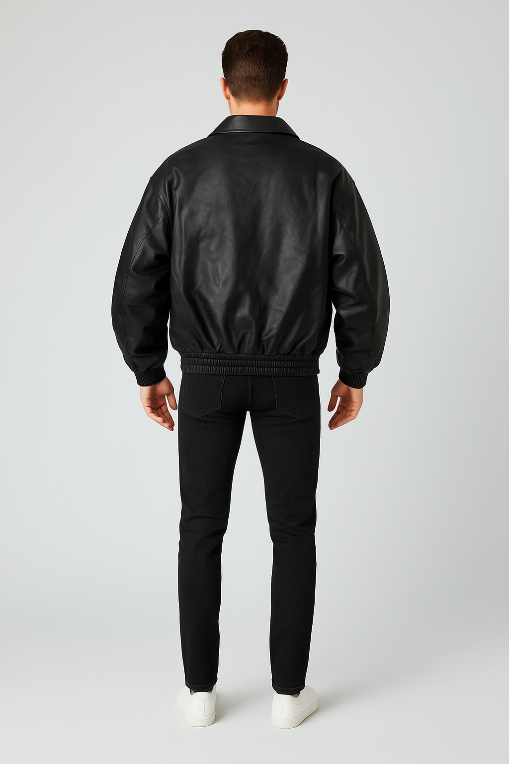 Classic  Leather Jacket Black