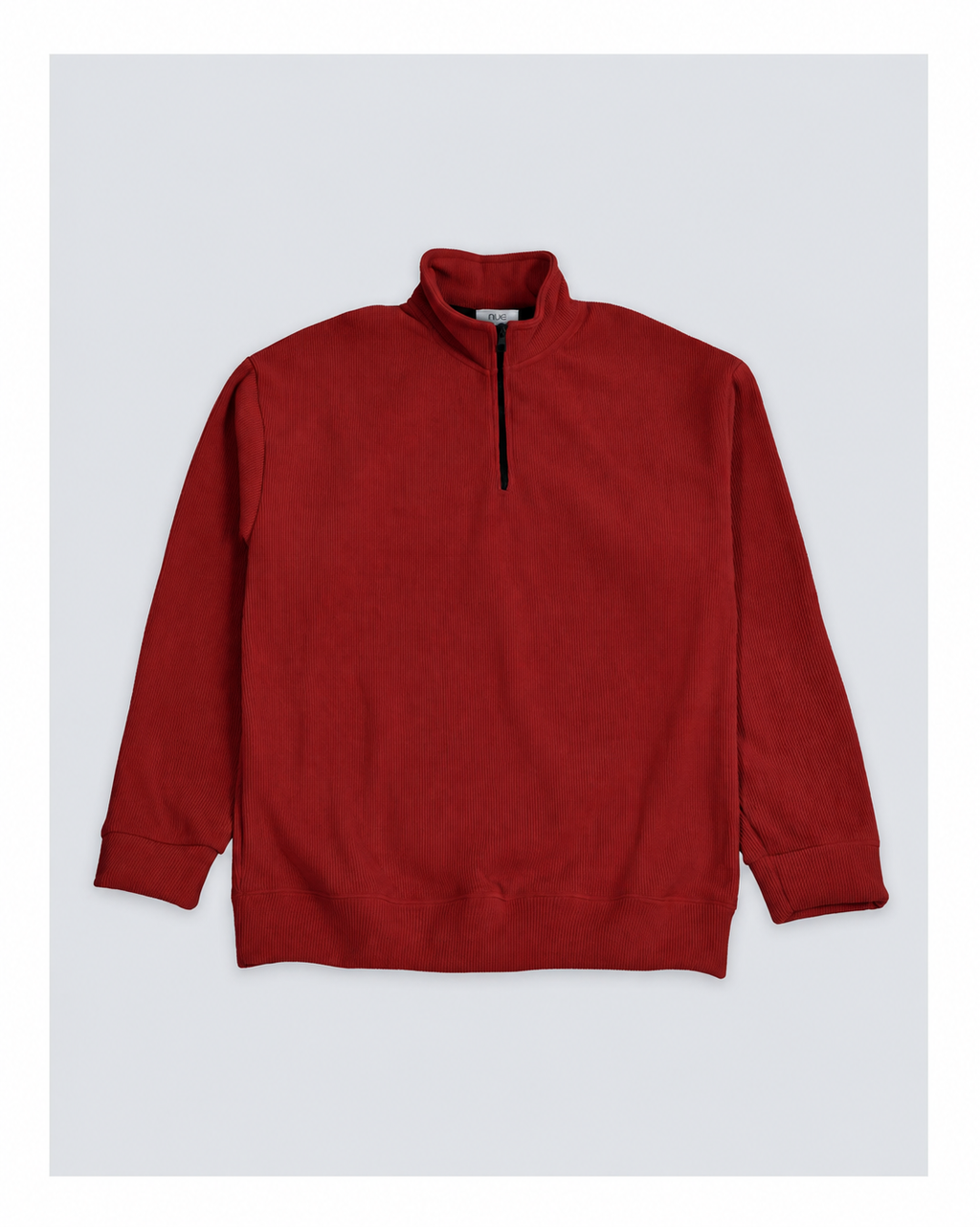 Velvet Sweatshirt Burgundy