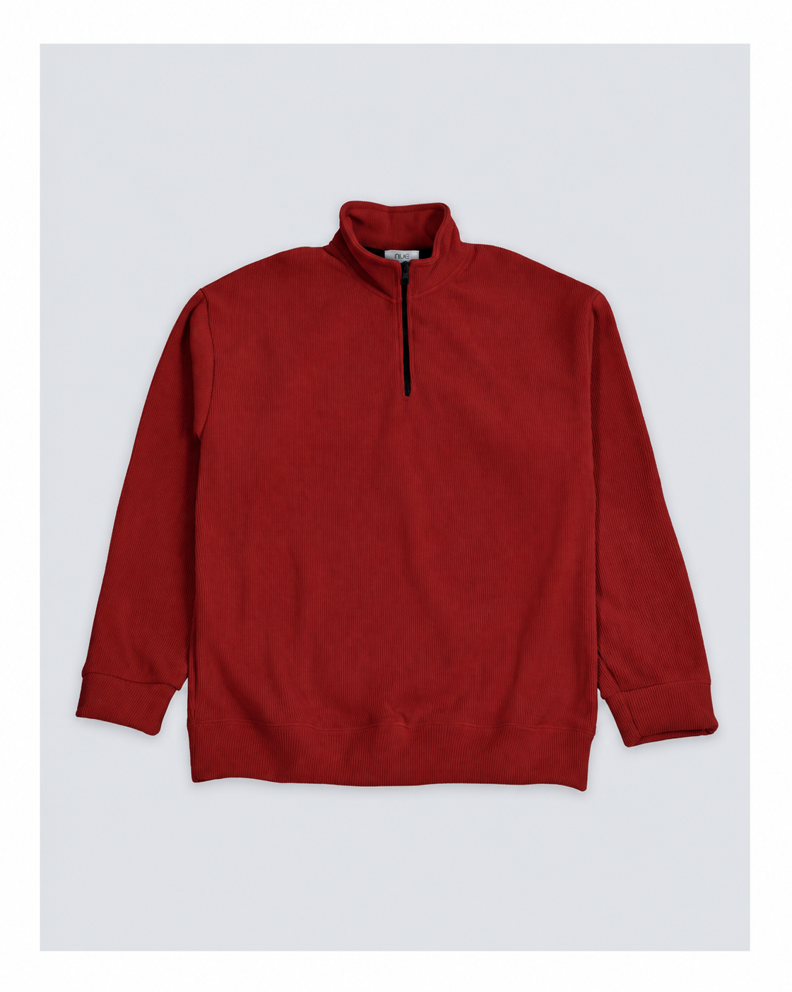 Velvet Sweatshirt Burgundy