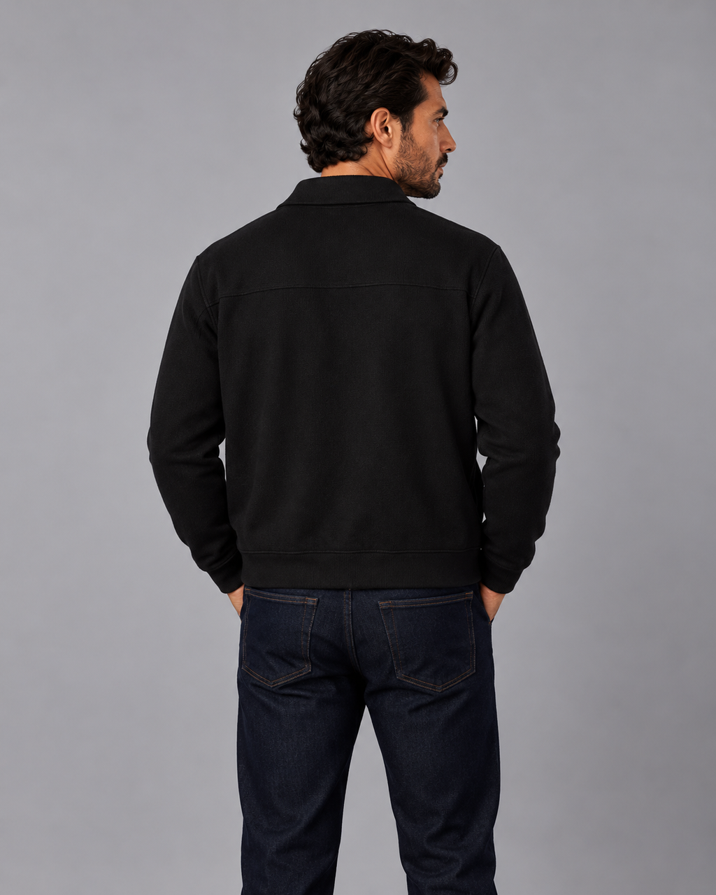 Trikot Structured Cardigan - Black