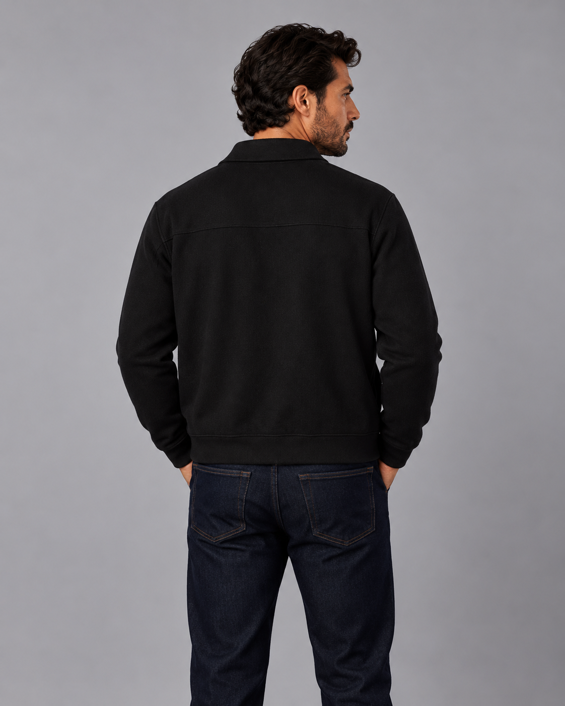 Trikot Structured Cardigan - Black