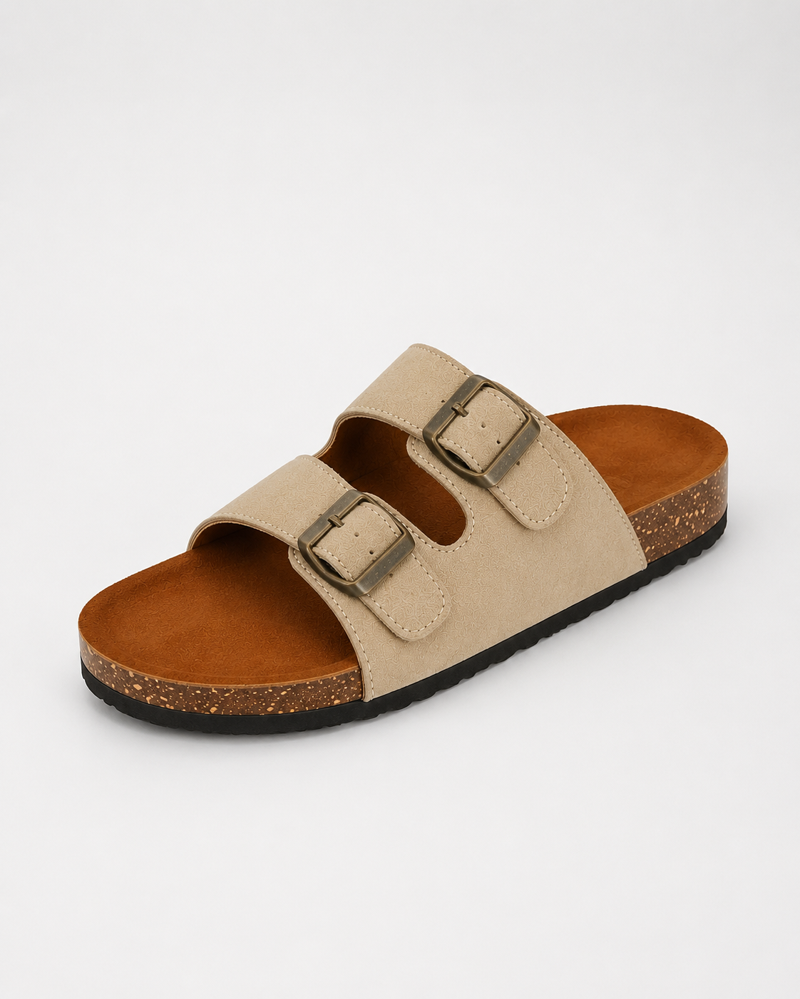 NUE Buckle Sandal Beige