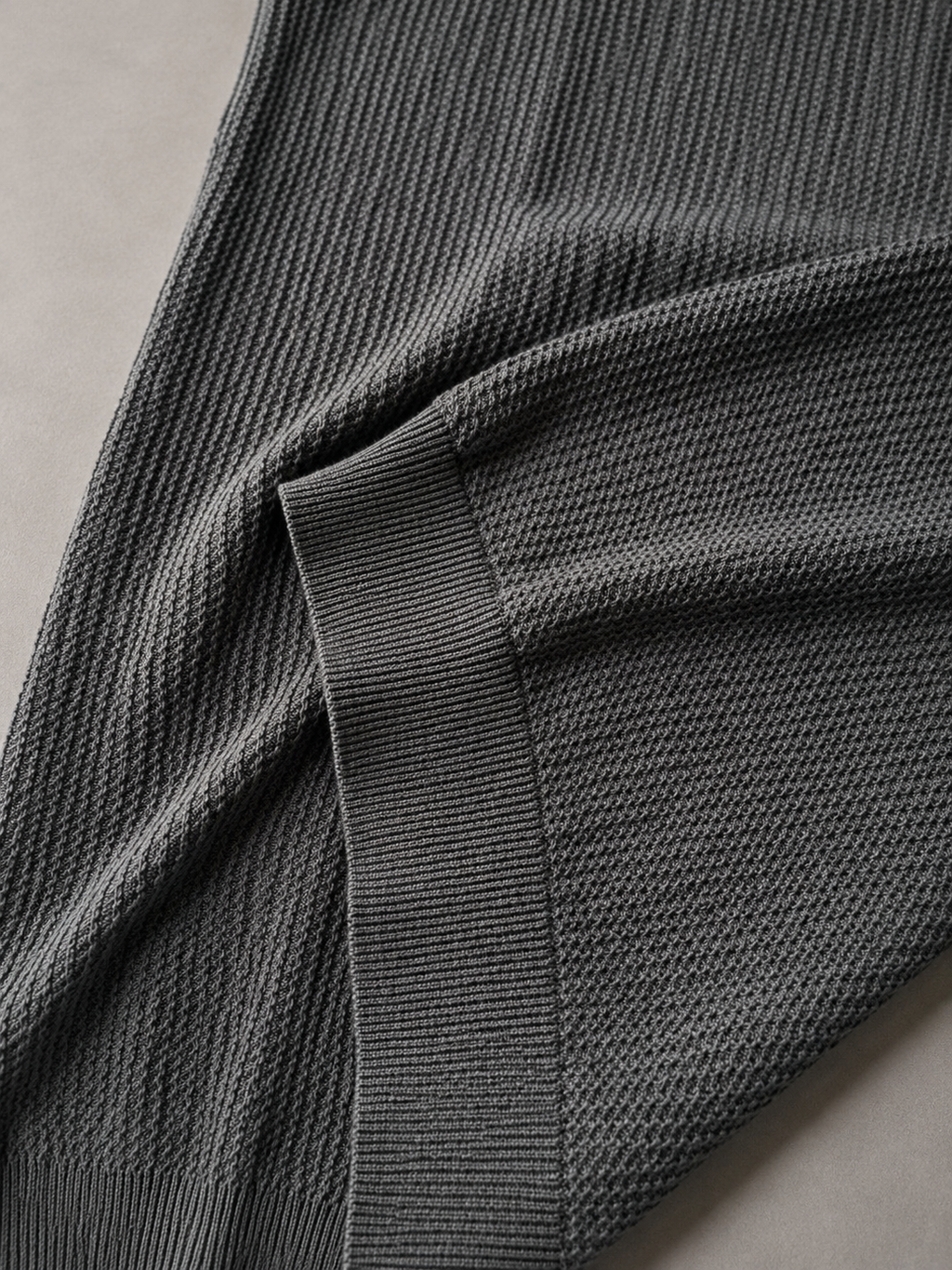 Relaxed Collar Trikot Polo- Olive Grey
