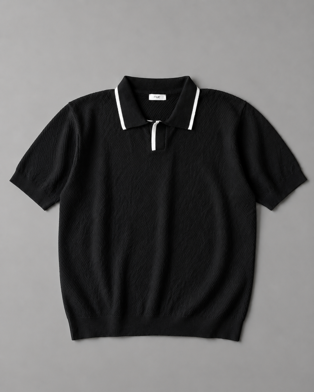 Trikot V-Neck Polo- Black