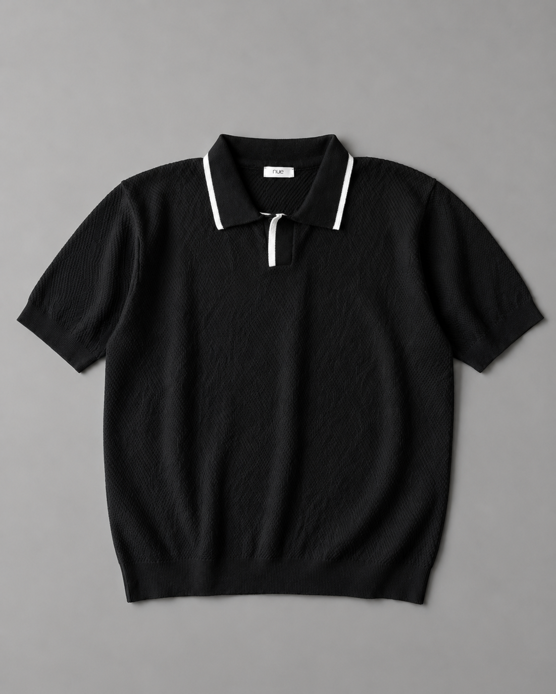 Trikot V-Neck Polo- Black