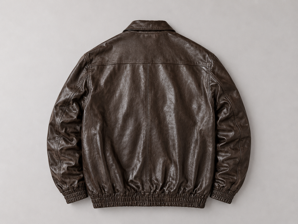 Classic  Leather Jacket Brown