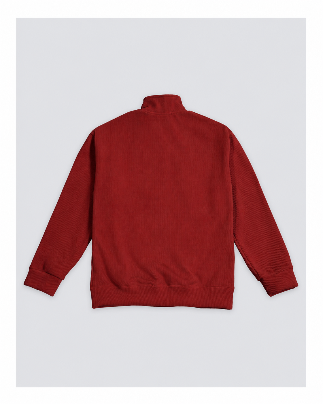Velvet Sweatshirt Burgundy