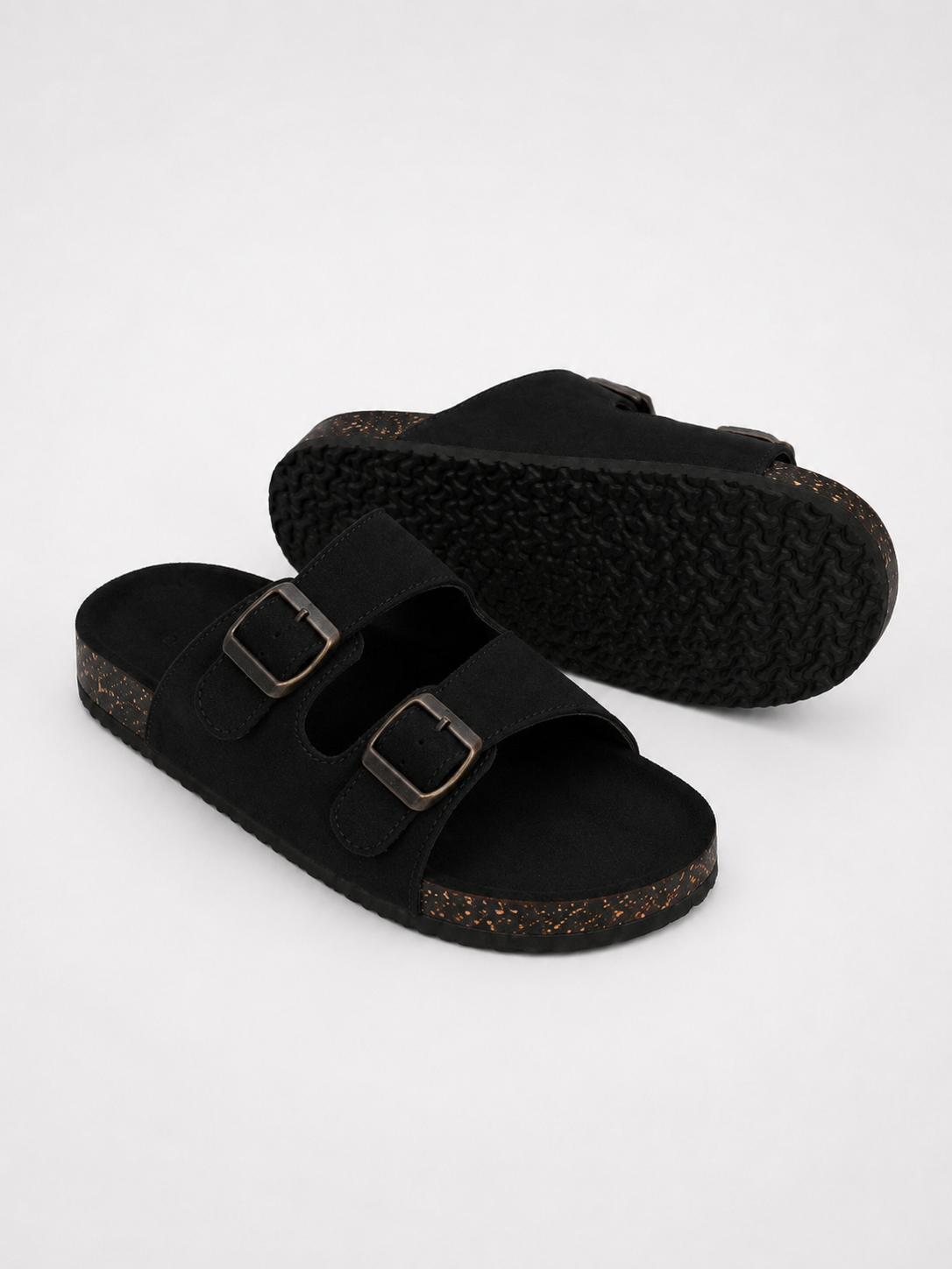 NUE Buckle Sandal Black