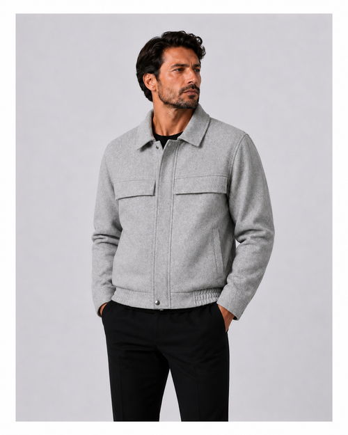 Classic Heavy  Jacket Grey
