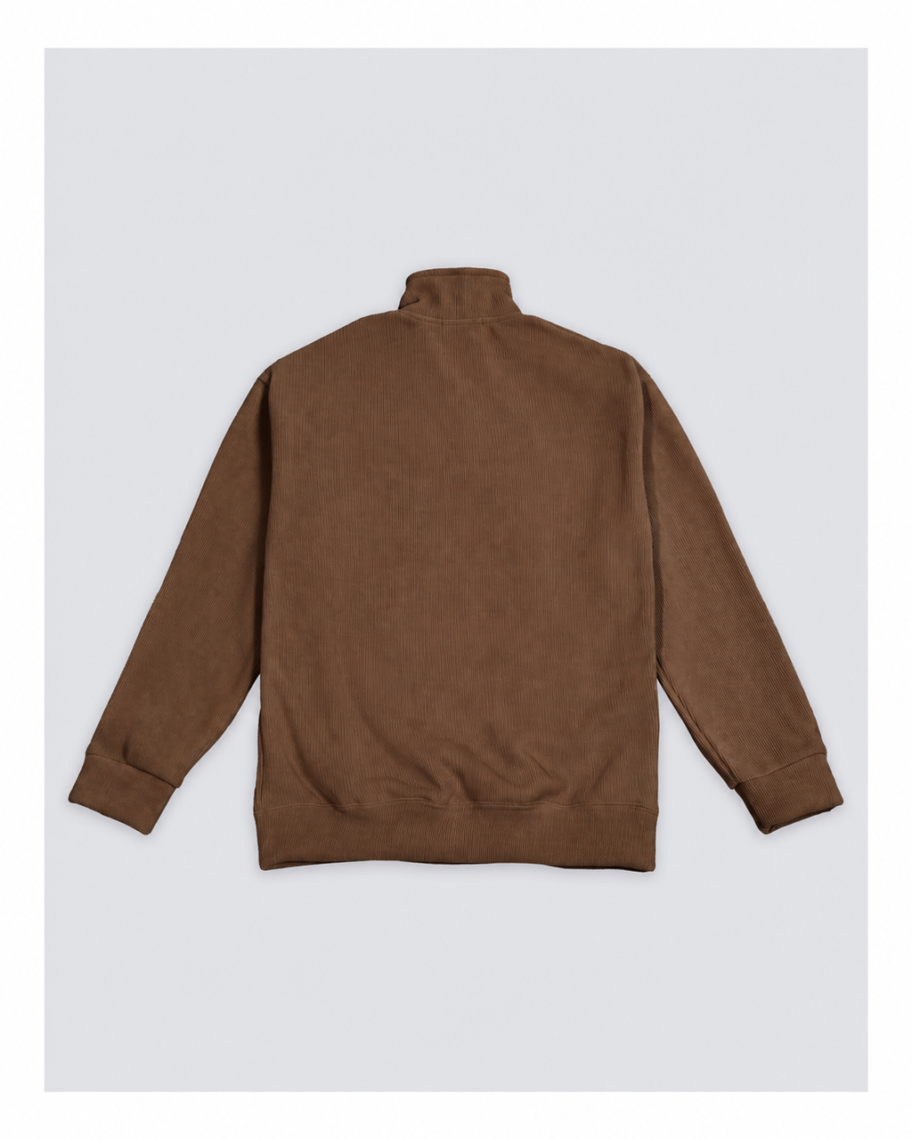 Velvet Sweatshirt Dark Brown