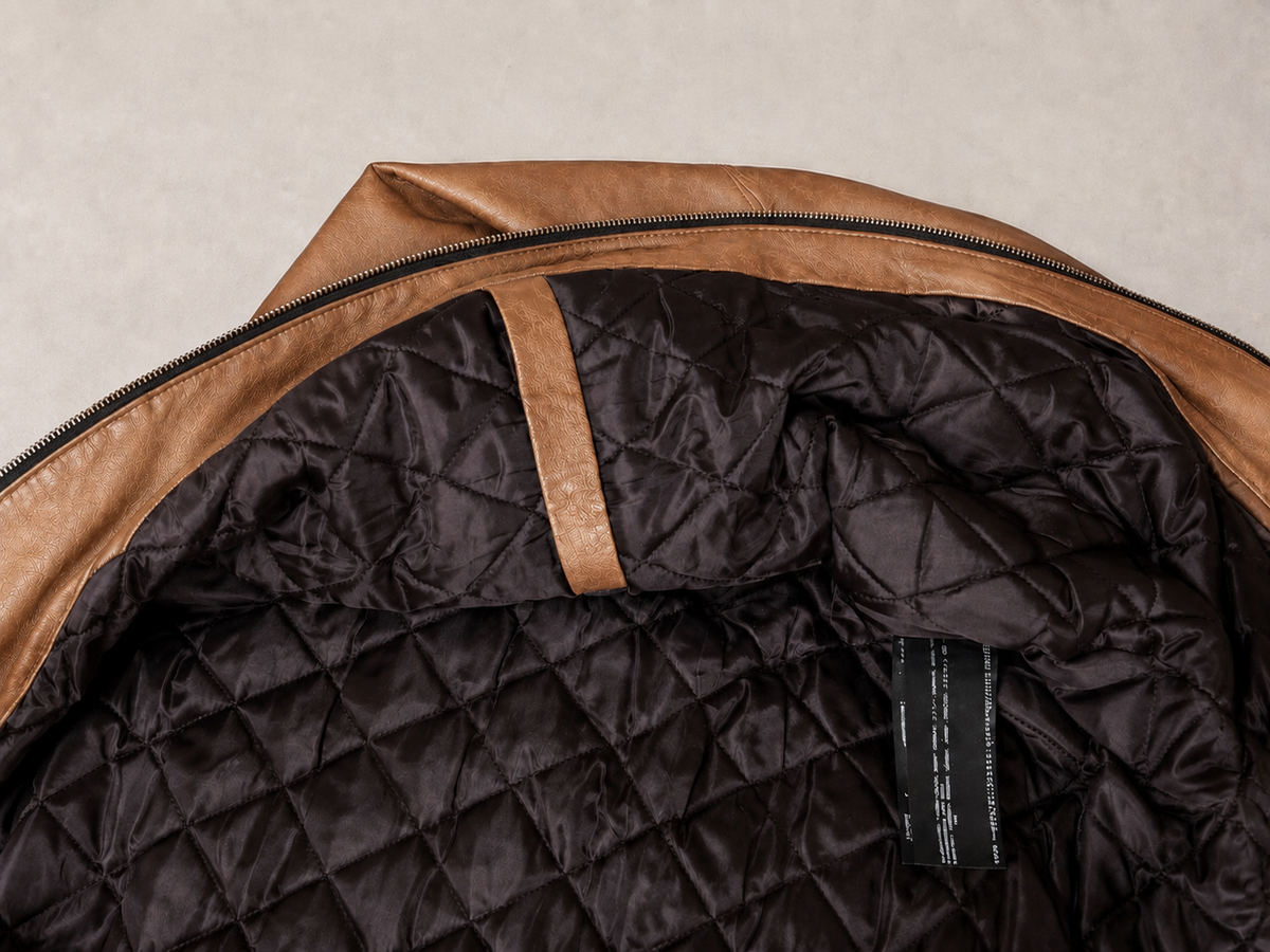 Classic  Leather Jacket Caramel