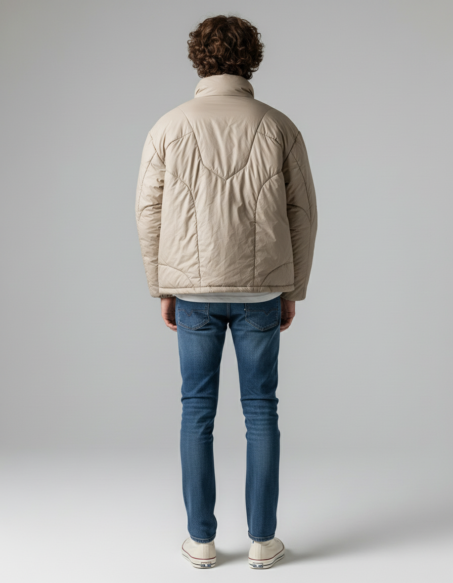 Puffer Jacket Beige