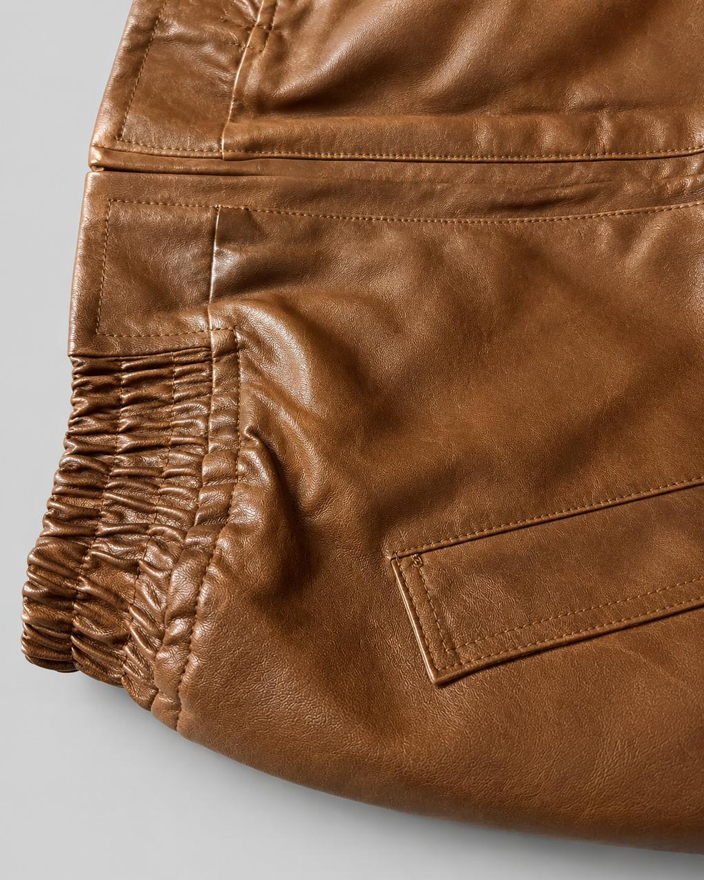 Classic  Leather Jacket Caramel