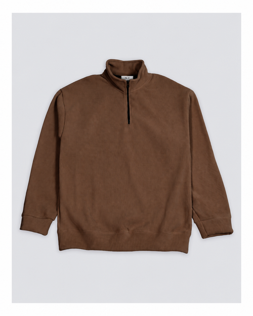 Brown Ribbed Set
