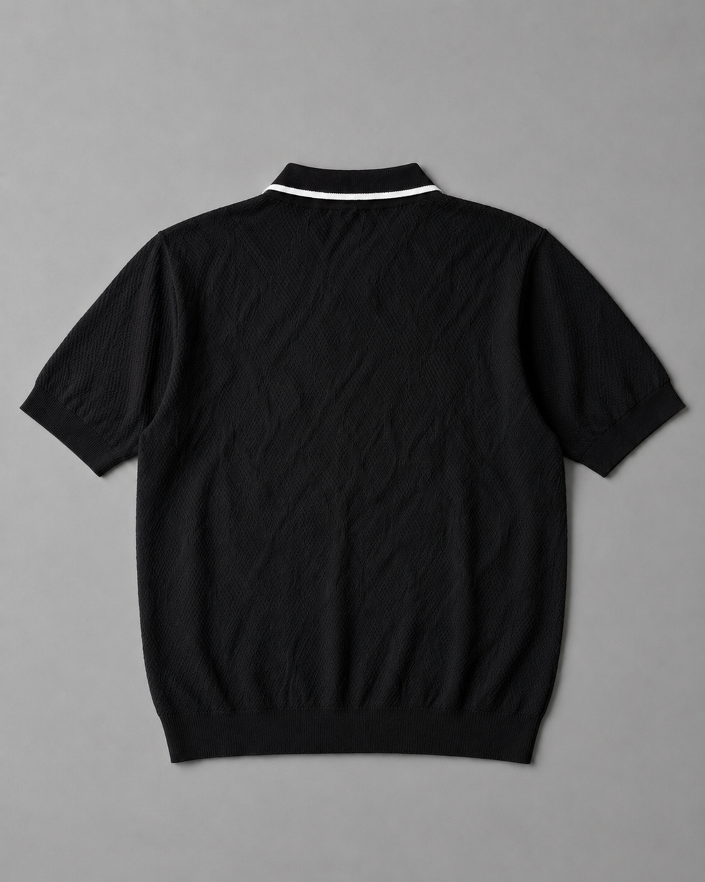 Trikot V-Neck Polo- Black