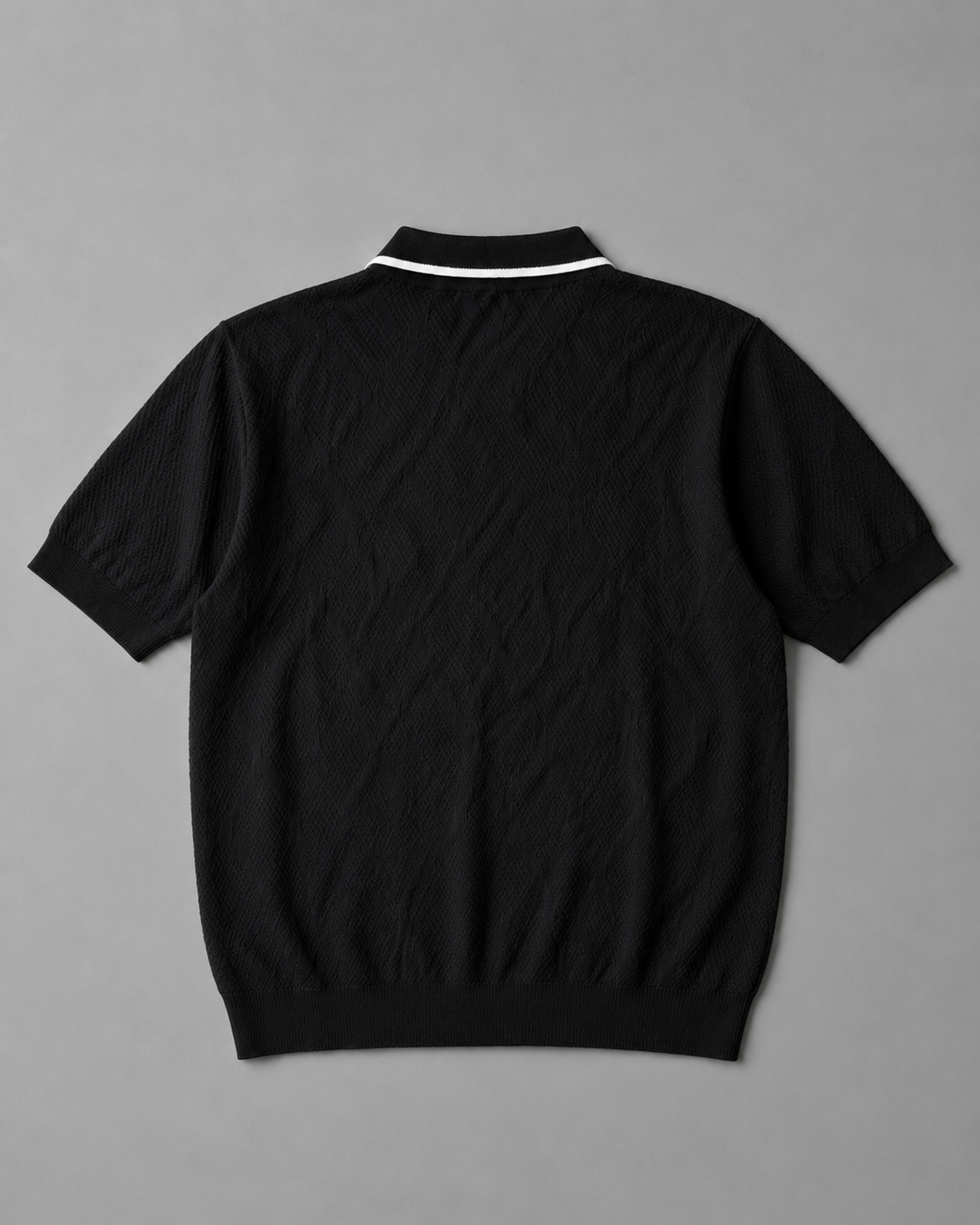 Trikot V-Neck Polo- Black