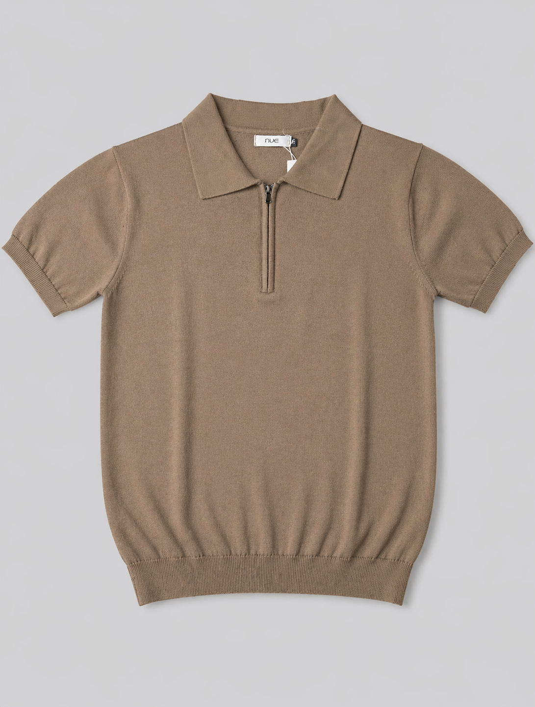 NUE Trikot Half-Zip Polo - Beige
