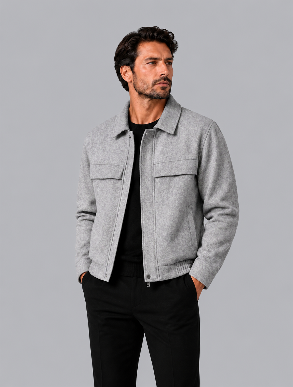 Classic Heavy  Jacket Grey