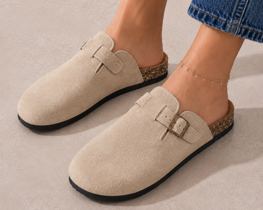 NUE Clogs Beige For Her
