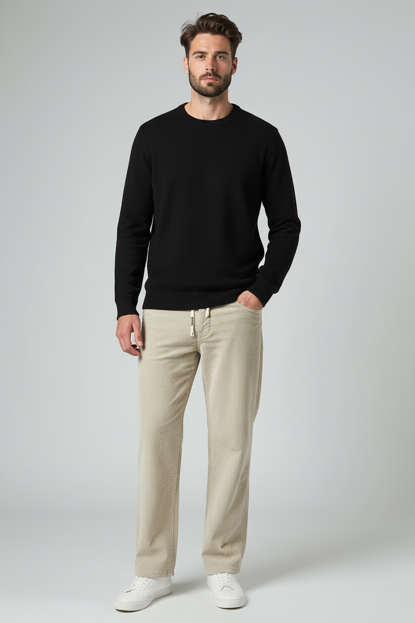 Velvet Trousers Off-white