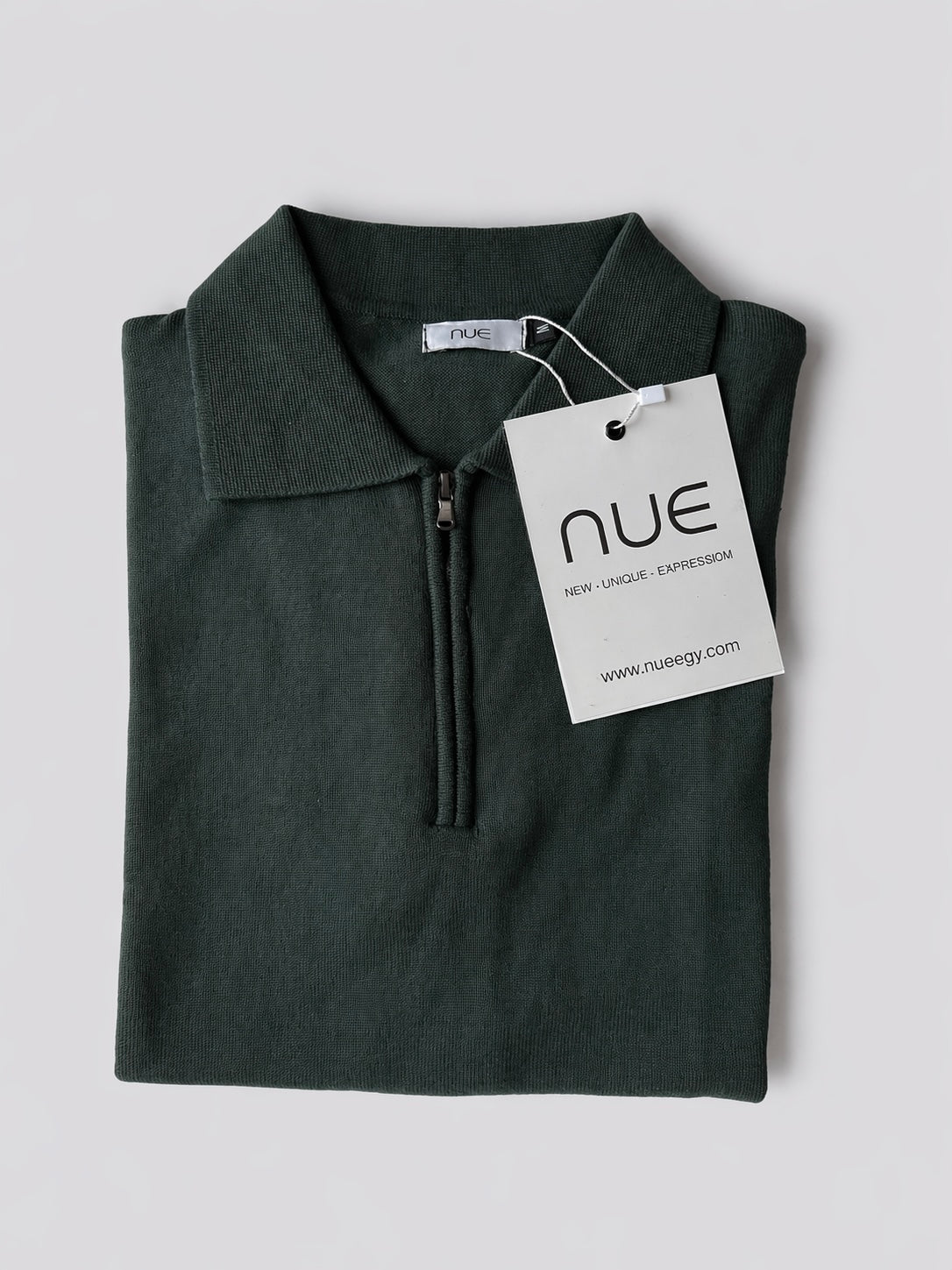 NUE Trikot Half-Zip Polo - Green