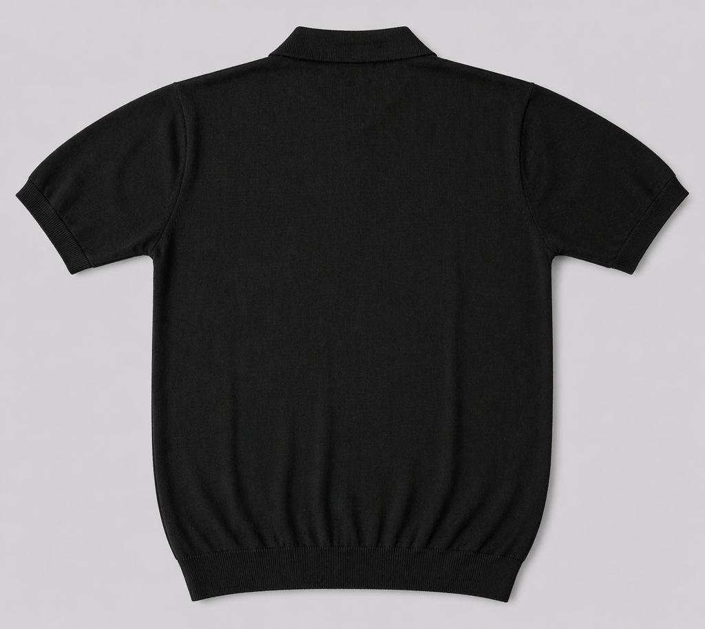 NUE Trikot Half-Zip Polo - Black