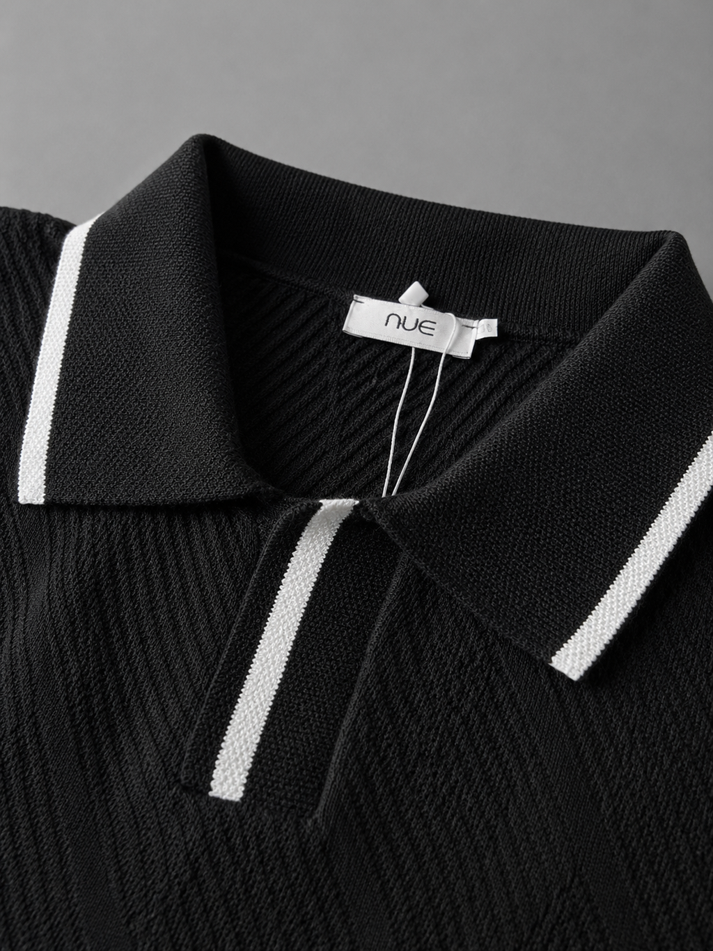 Trikot V-Neck Polo- Black