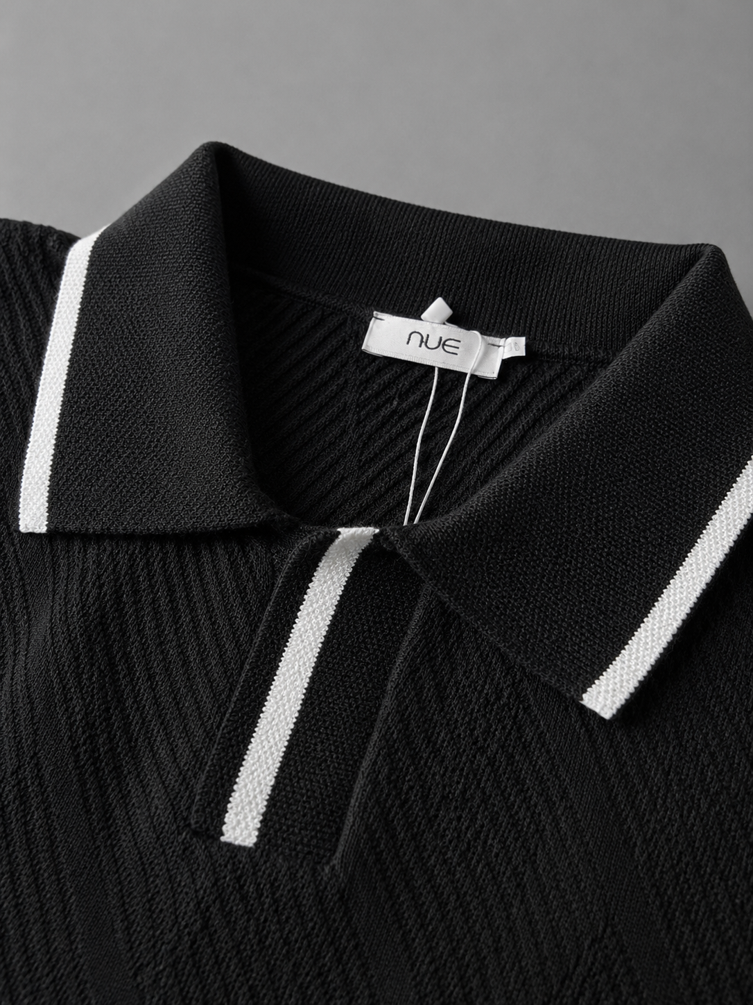 Trikot V-Neck Polo- Black