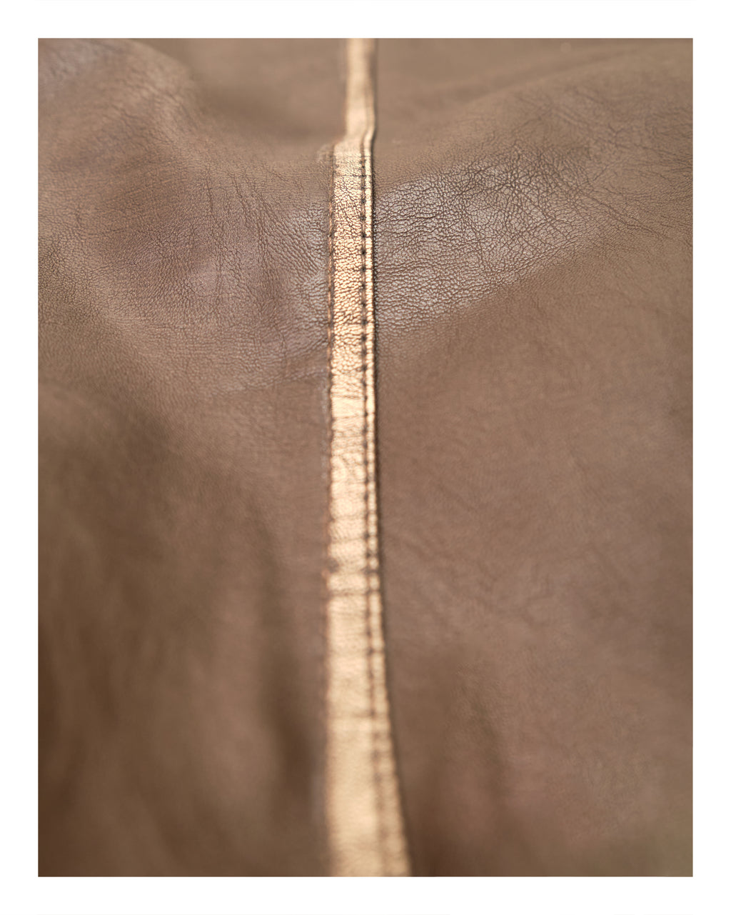 Faux Leather Jacket Brown