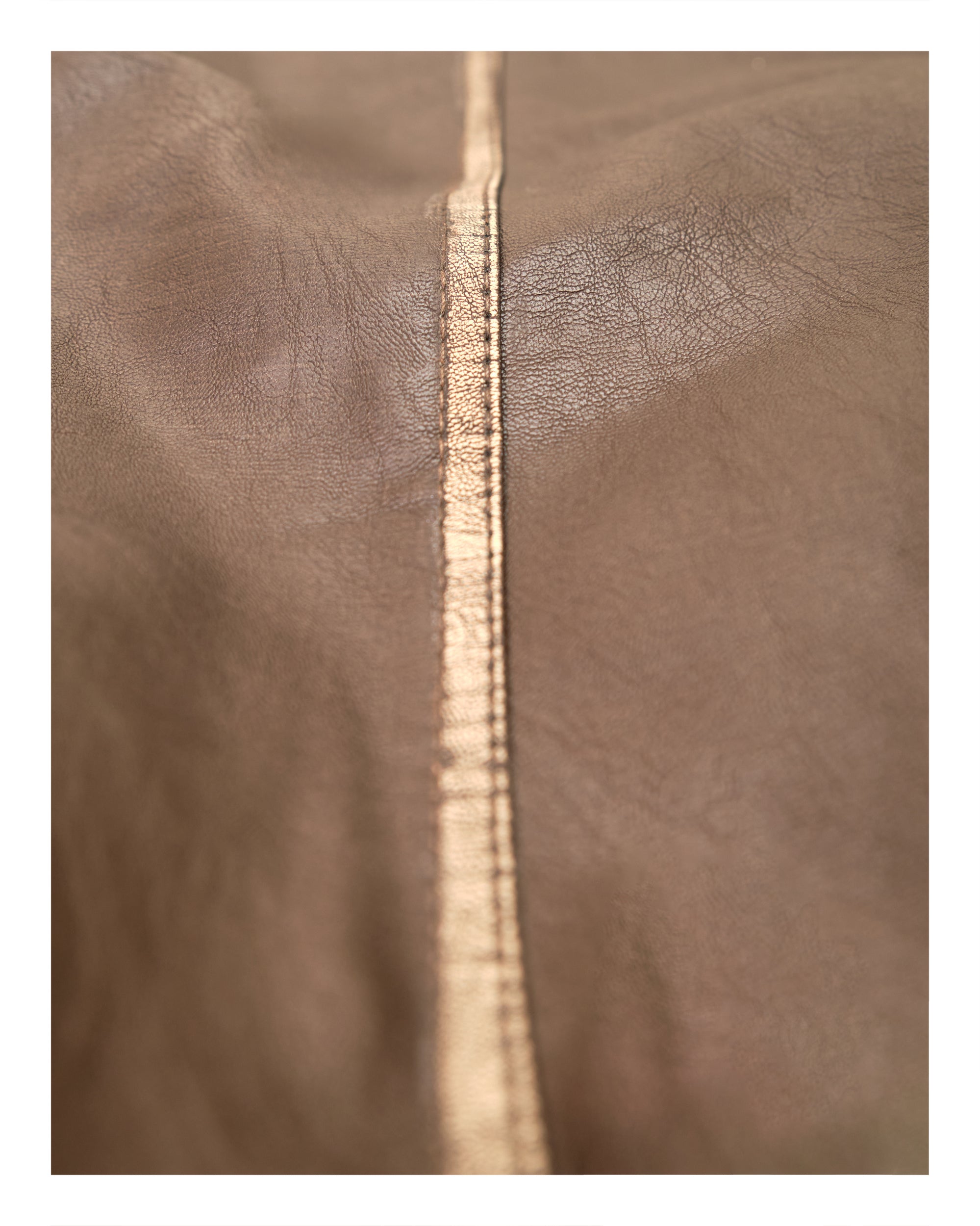 Faux Leather Jacket Brown