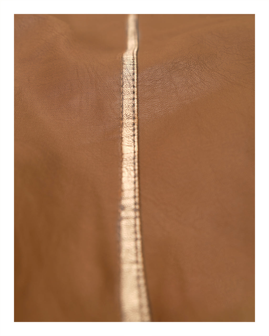 Faux Leather Jacket Caramel