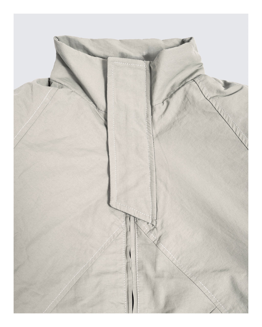 Boxy Fit Waterproof Jacket Off-white
