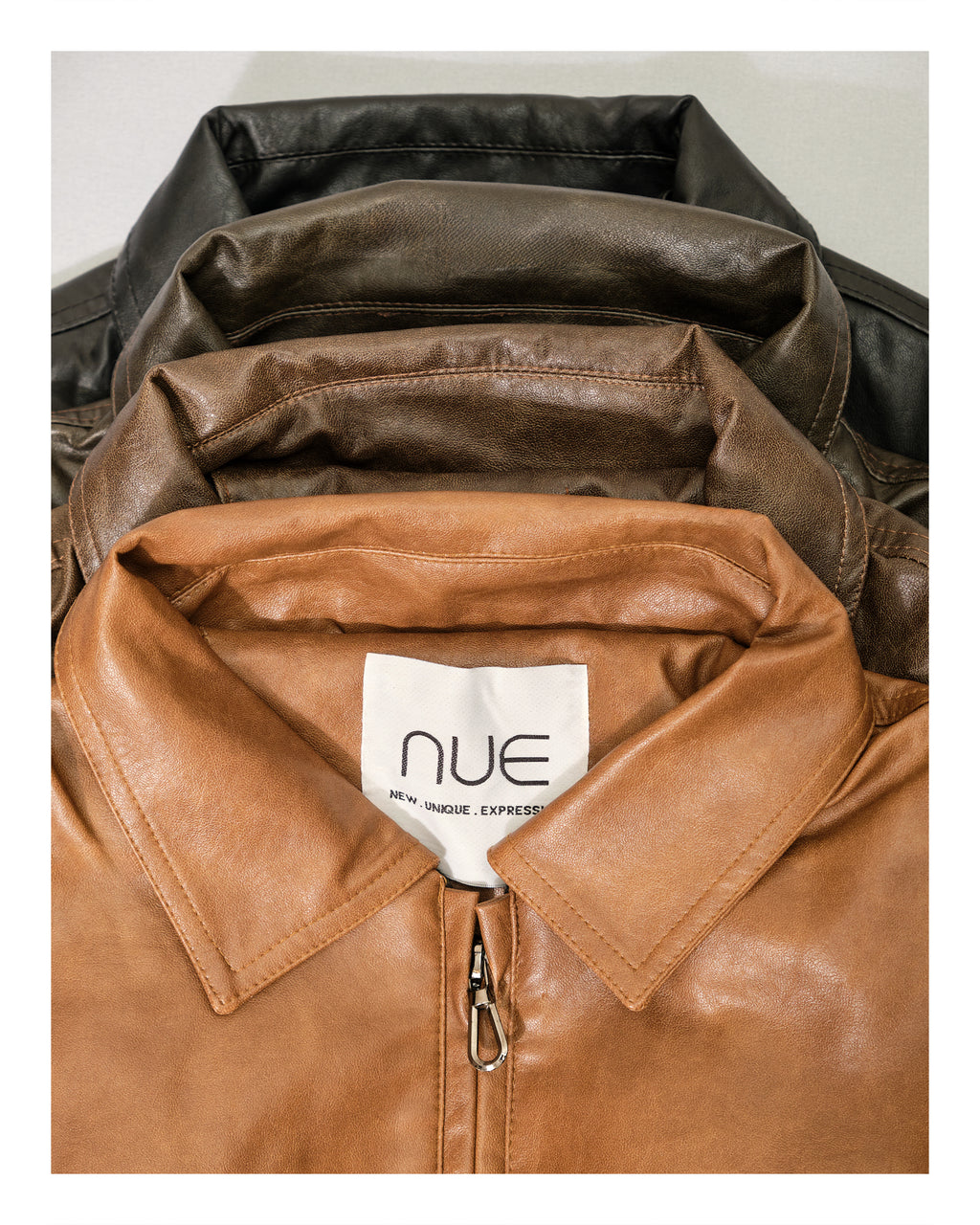 Classic  Leather Jacket Brown
