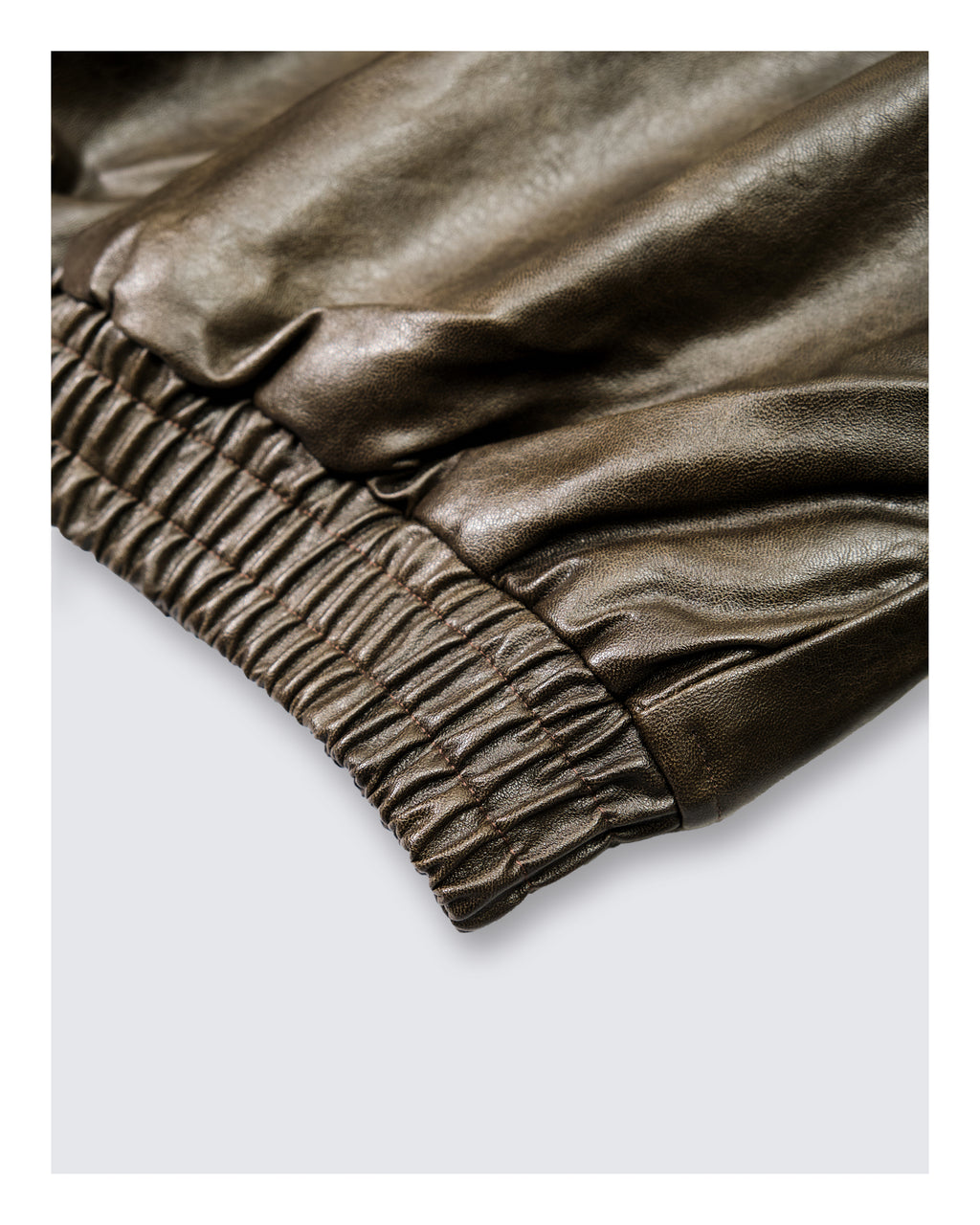 Classic  Leather Jacket Brown