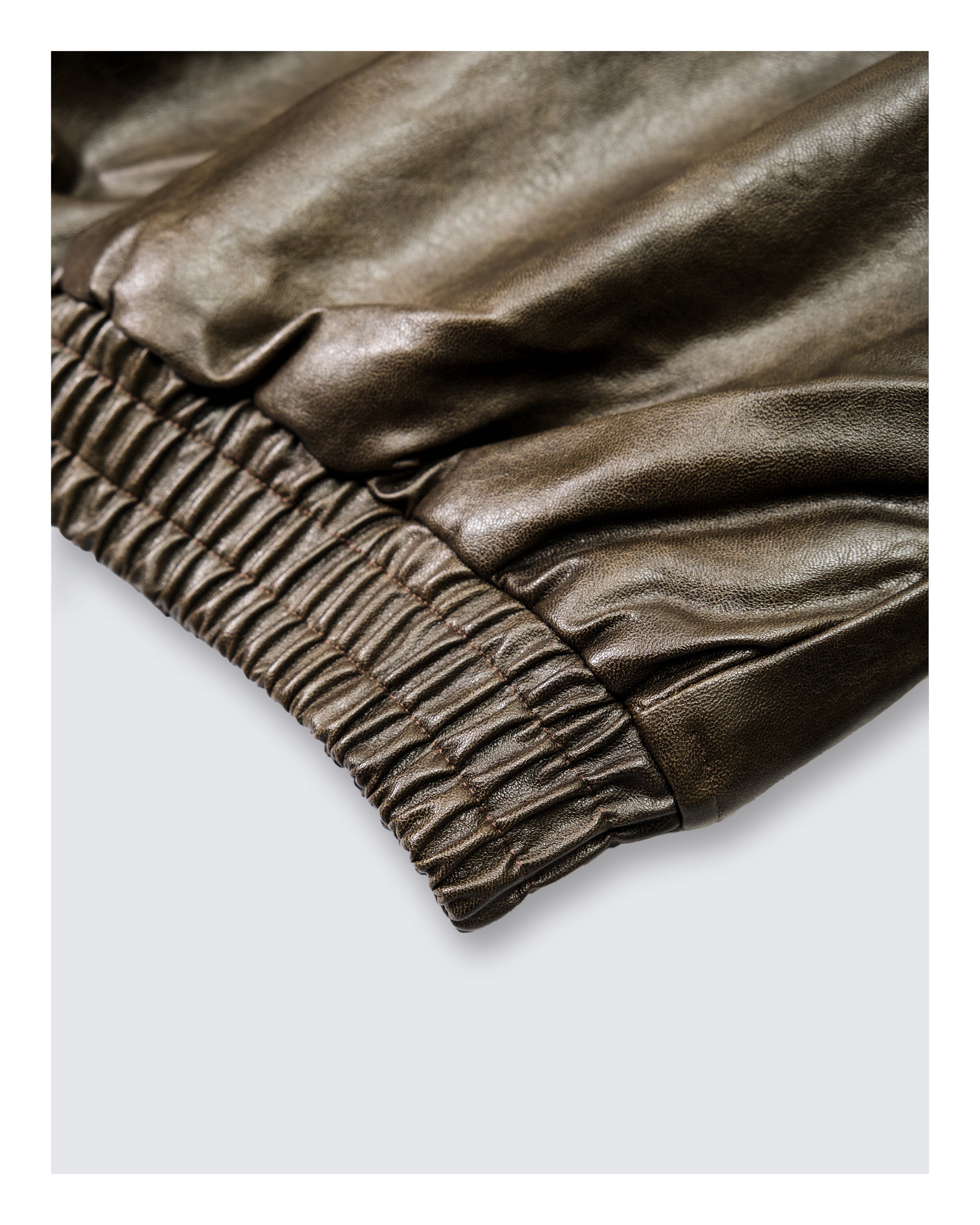 Classic  Leather Jacket Brown