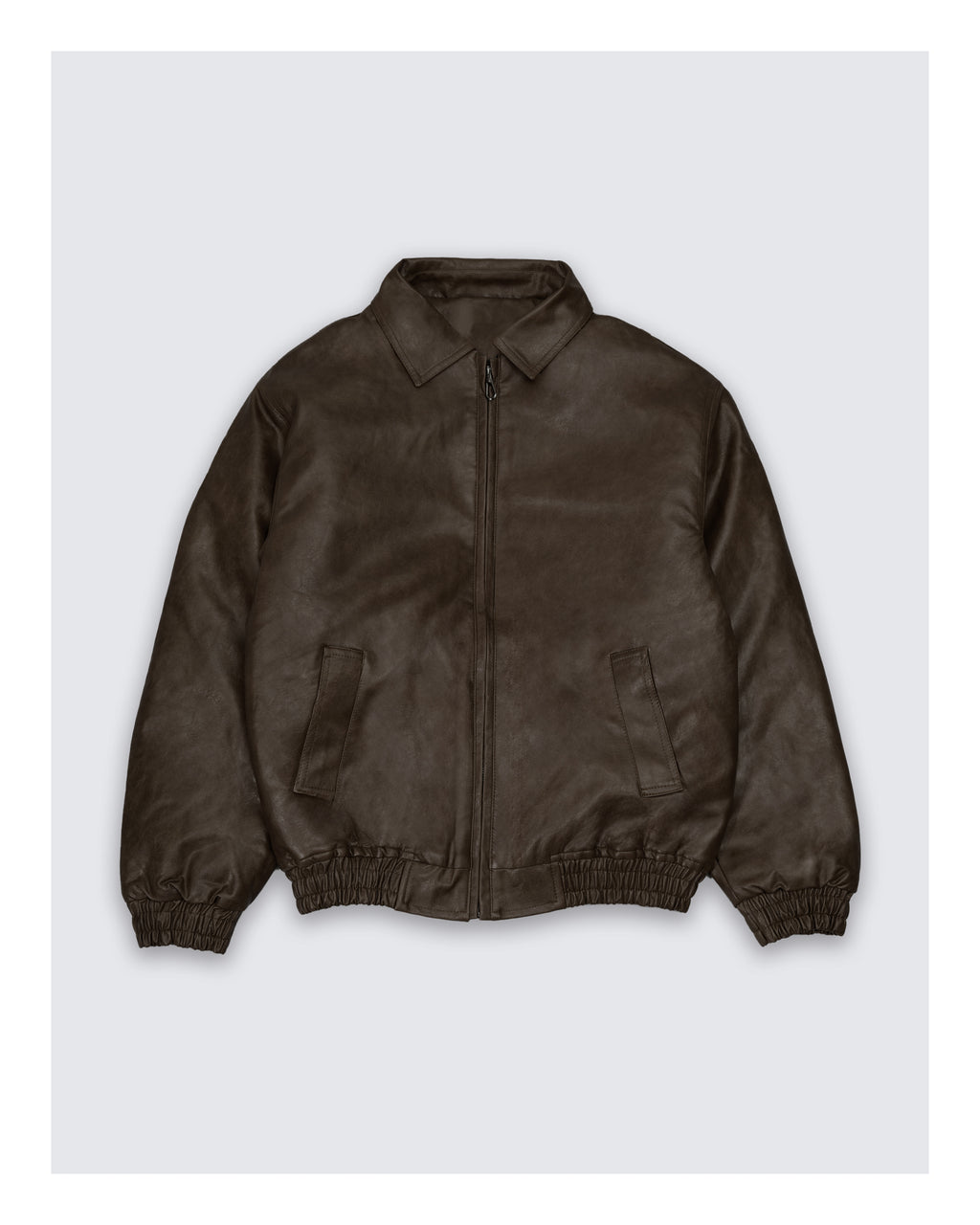 Classic  Leather Jacket Brown