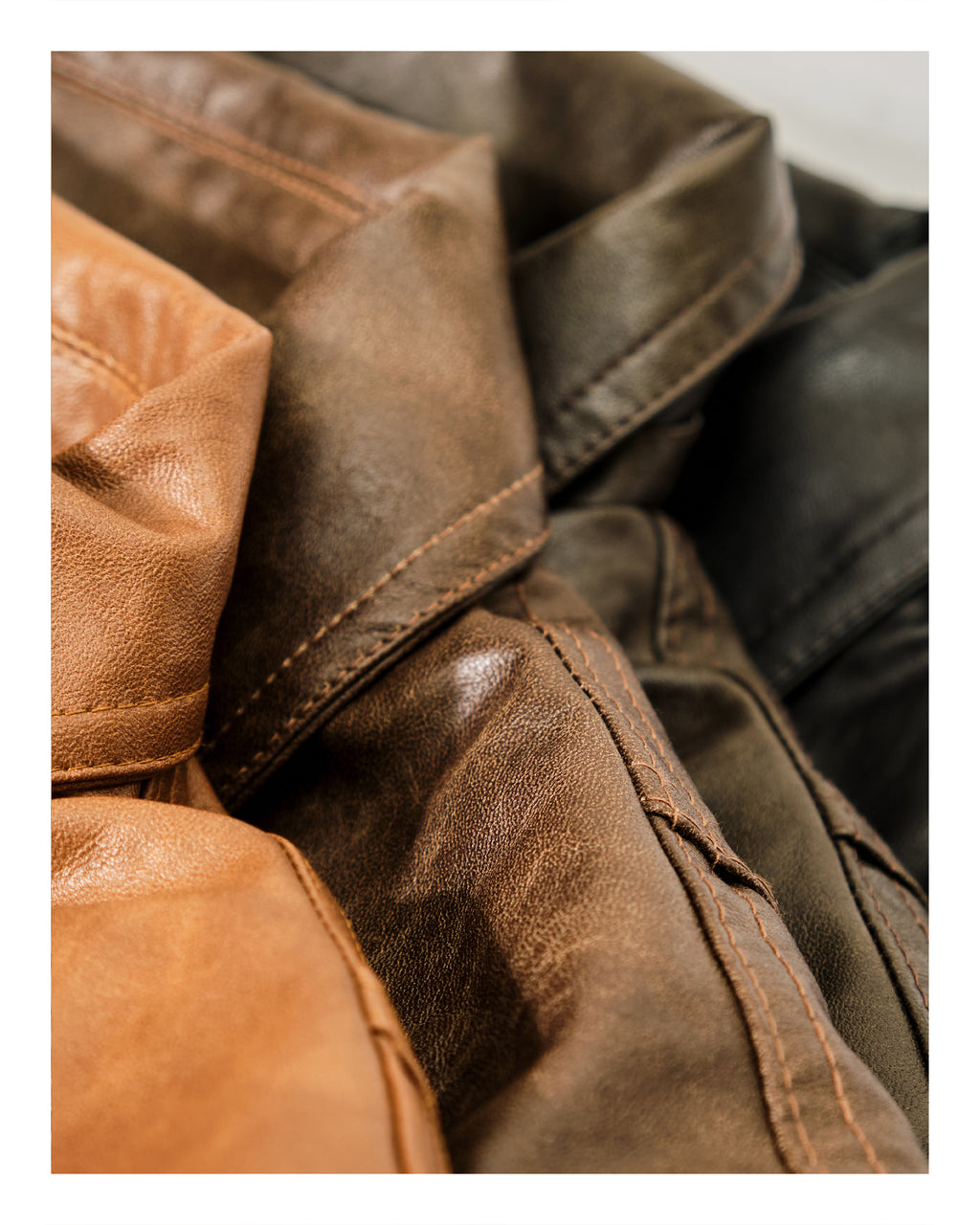 Classic  Leather Jacket Brown