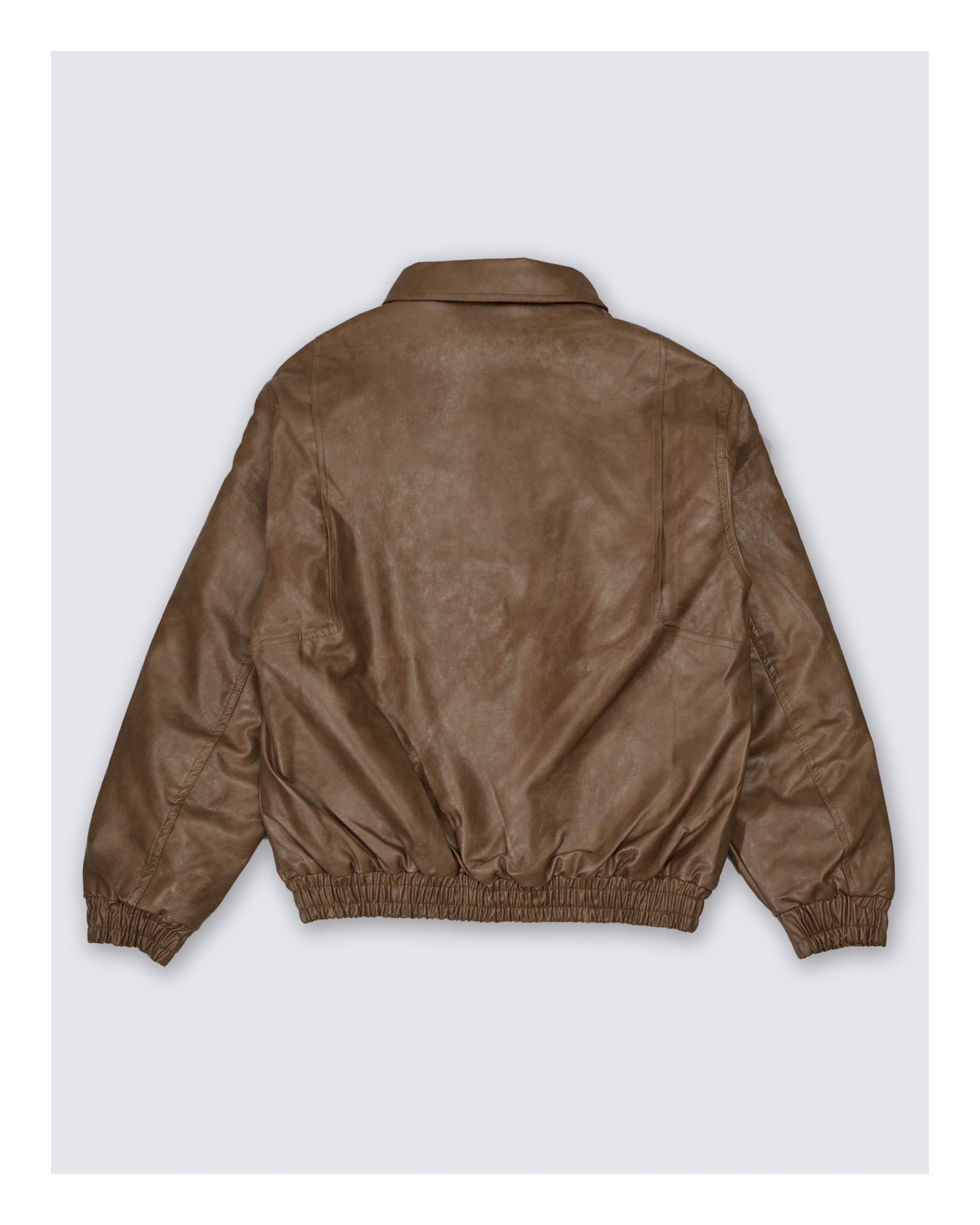 Classic  Leather Jacket Light Brown